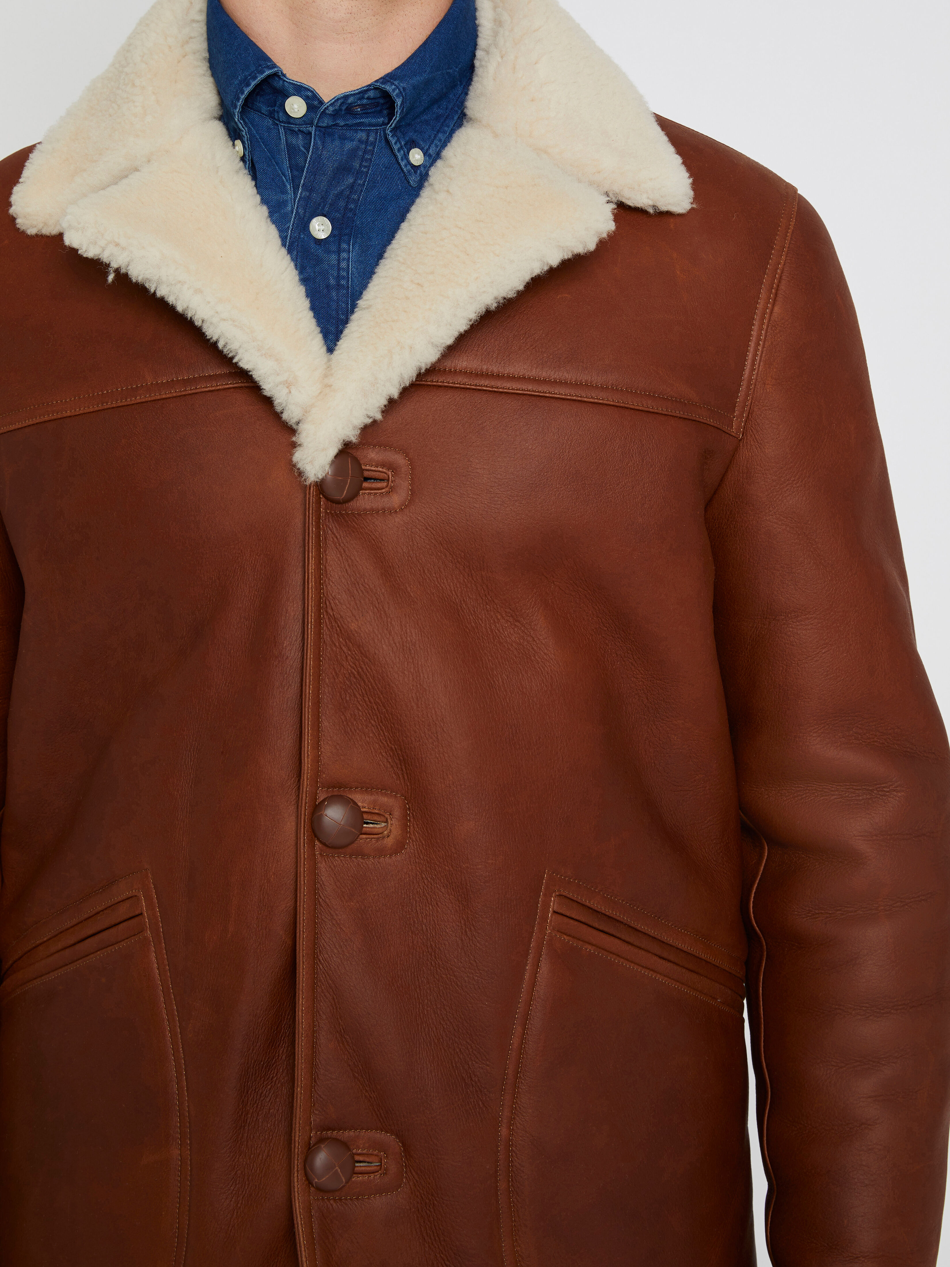 Rm williams sheepskin hotsell jacket