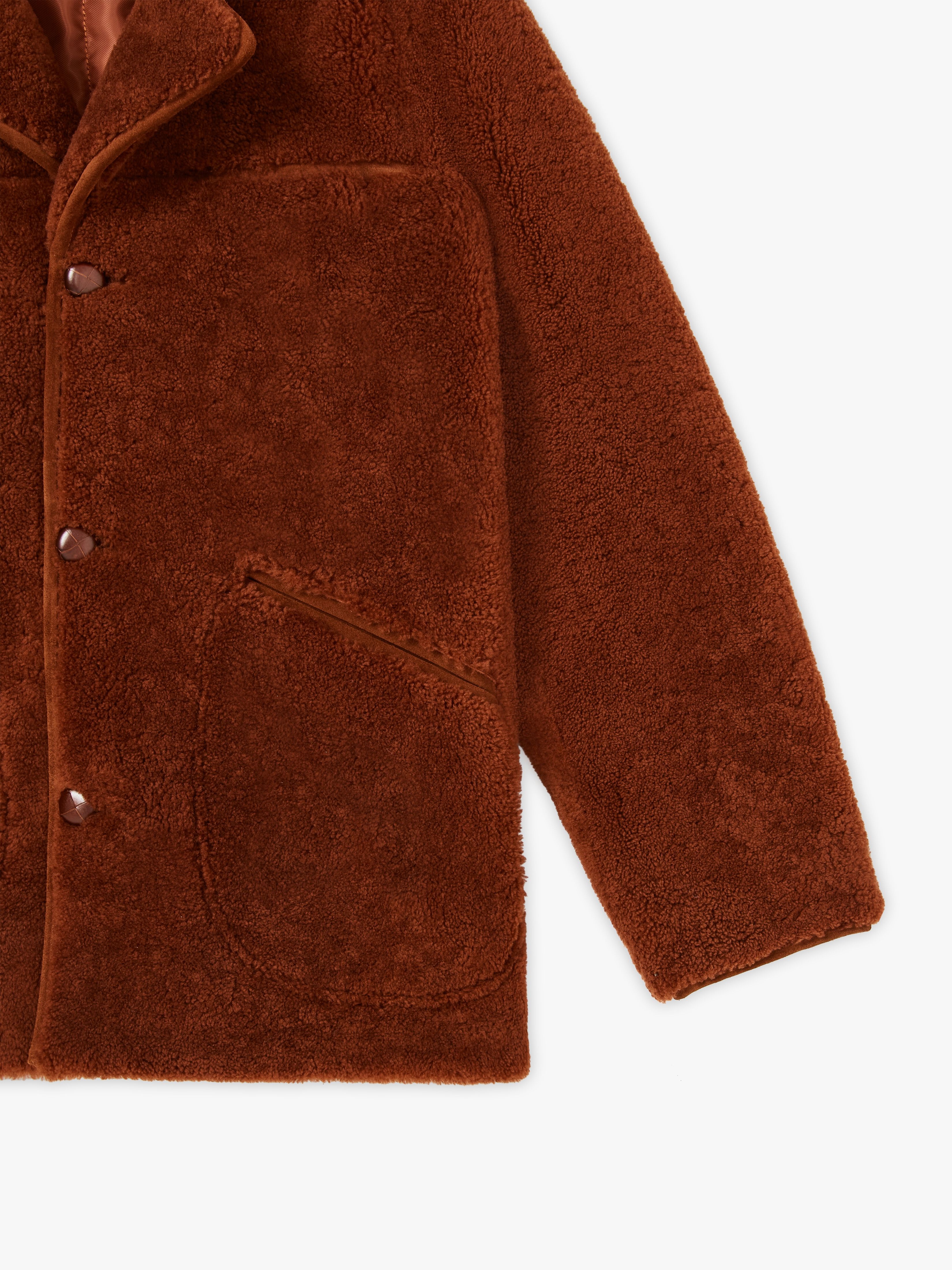 rm williams shearling coat