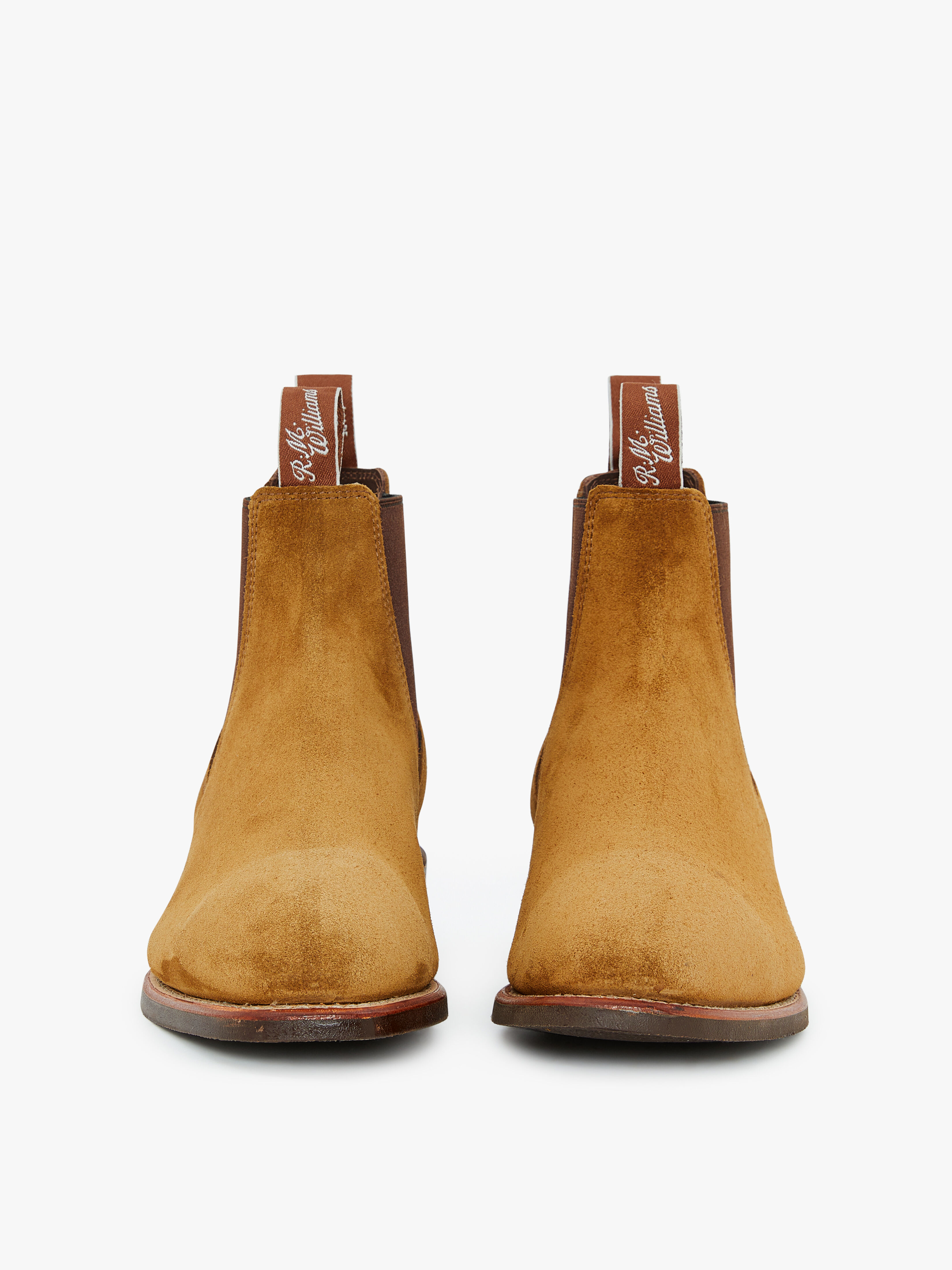rm williams brown suede