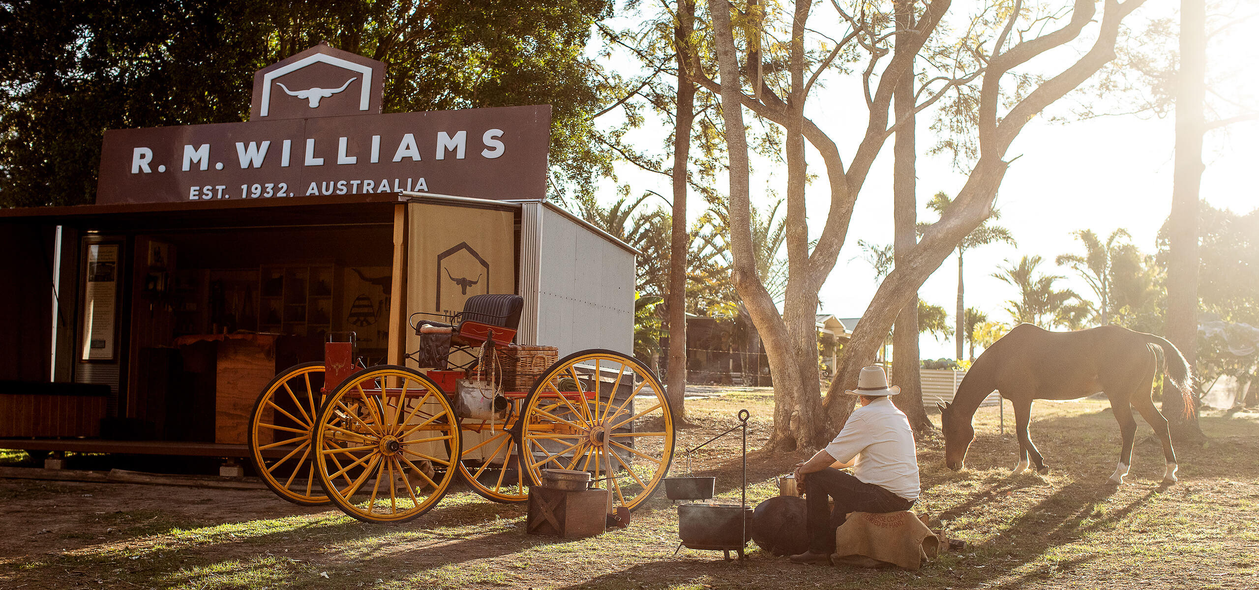 Introducing The Hut - The R.M.Williams travelling workshop Introducing The Hut - The R.M.Williams travelling workshop