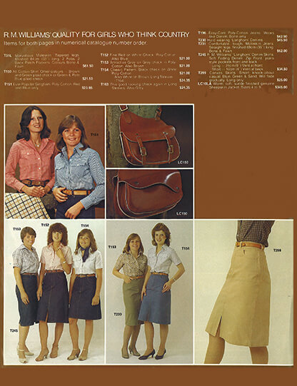 R.M.Williams womens Denim skirts R.M.Williams womens Denim skirts