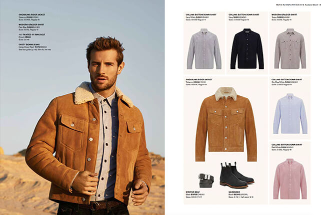 Shearling jacket and shirt selection Shearling jacket and shirt selection