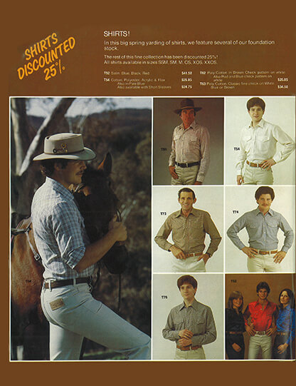 Shirts from the eighties. Shirts from the eighties.