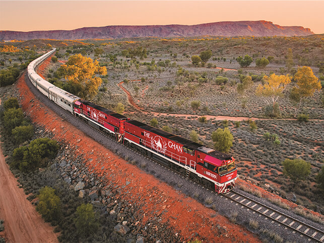 The Ghan engine The Ghan engine