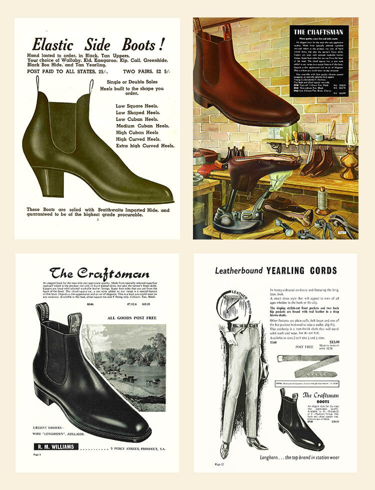 a look through the R.M.Williams archives step back in time and see the Craftsman evolve