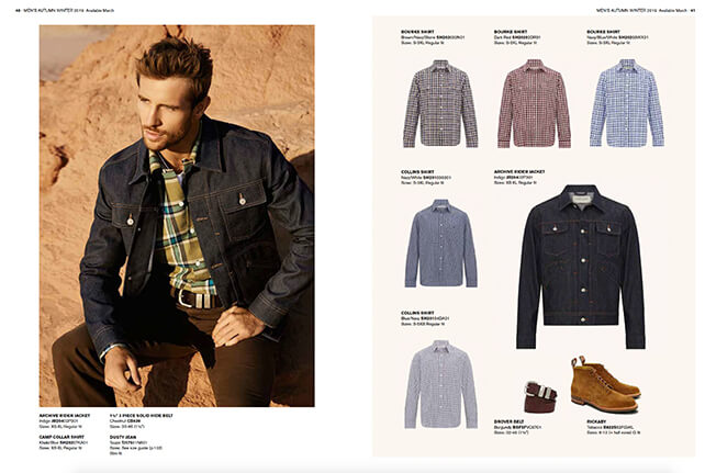 Denim jacket and shirt selection Denim jacket and shirt selection