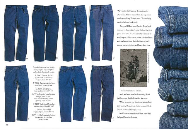 R.M.Williams denim jeans