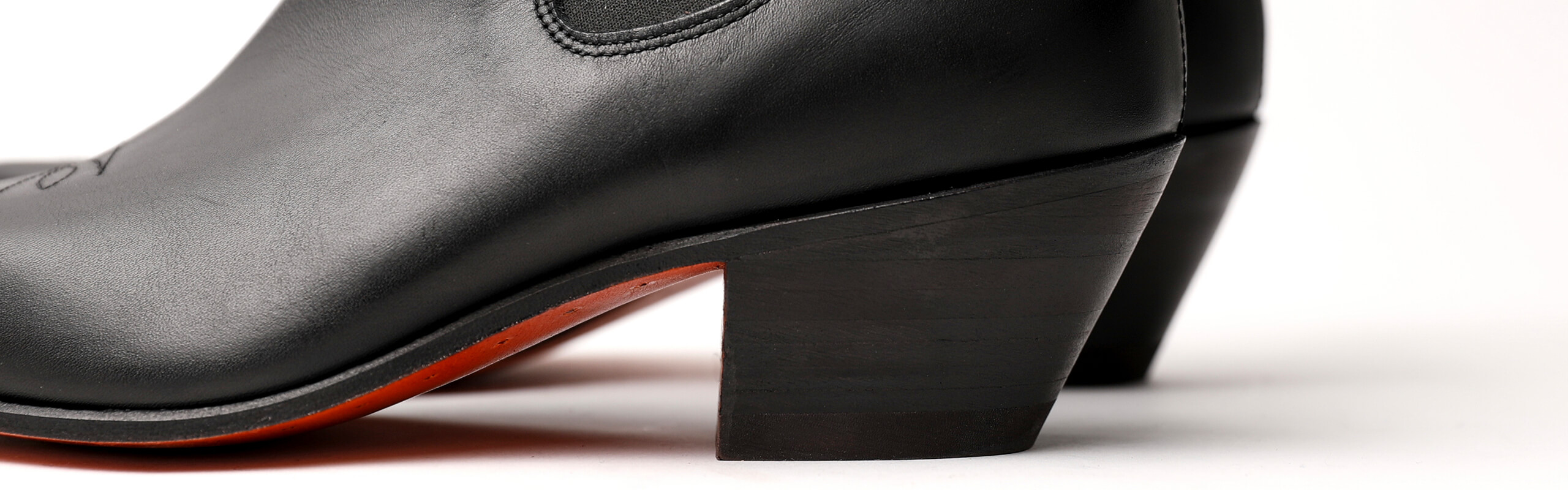 stacked cuban heel