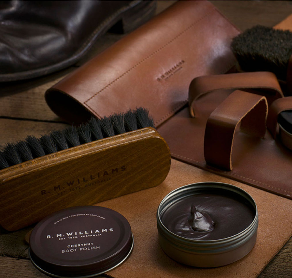 R.M.Williams boot care range R.M.Williams boot care range