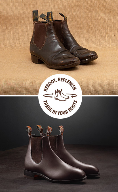 Worn and worthy Trade in your boots
