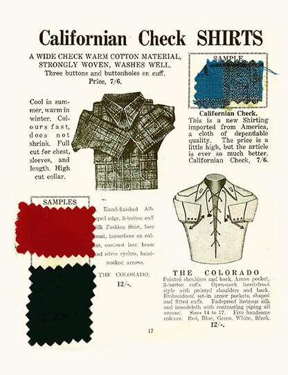 R.M.Williams Californian check shirts R.M.Williams Californian check shirts