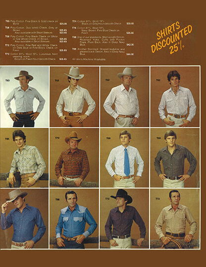 R.M.Williams Shirts from the eighties. R.M.Williams Shirts from the eighties.