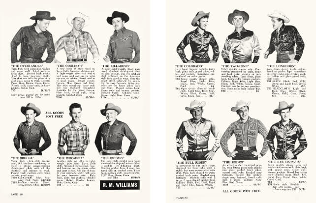 Rodeo shirts overlander, coolabah, billabing, brolga, woomera, brumby Rodeo shirts overlander, coolabah, billabing, brolga, woomera, brumby