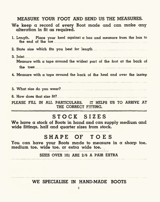 Measure your foot and send us the measures Measure your foot and send us the measures