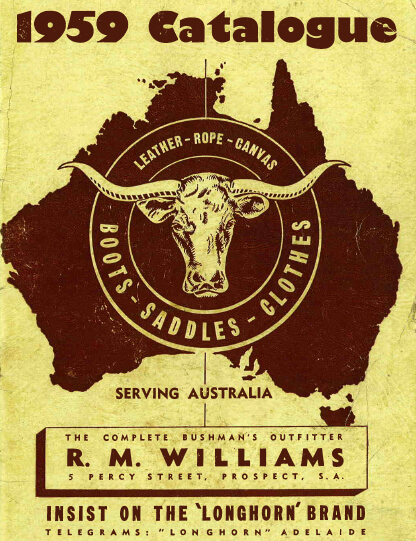 R.M.Williams 1959 catalogue R.M.Williams 1959 catalogue