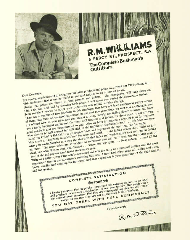 R.M.Williams introduction of the Craftsman R.M.Williams introduction of the Craftsman