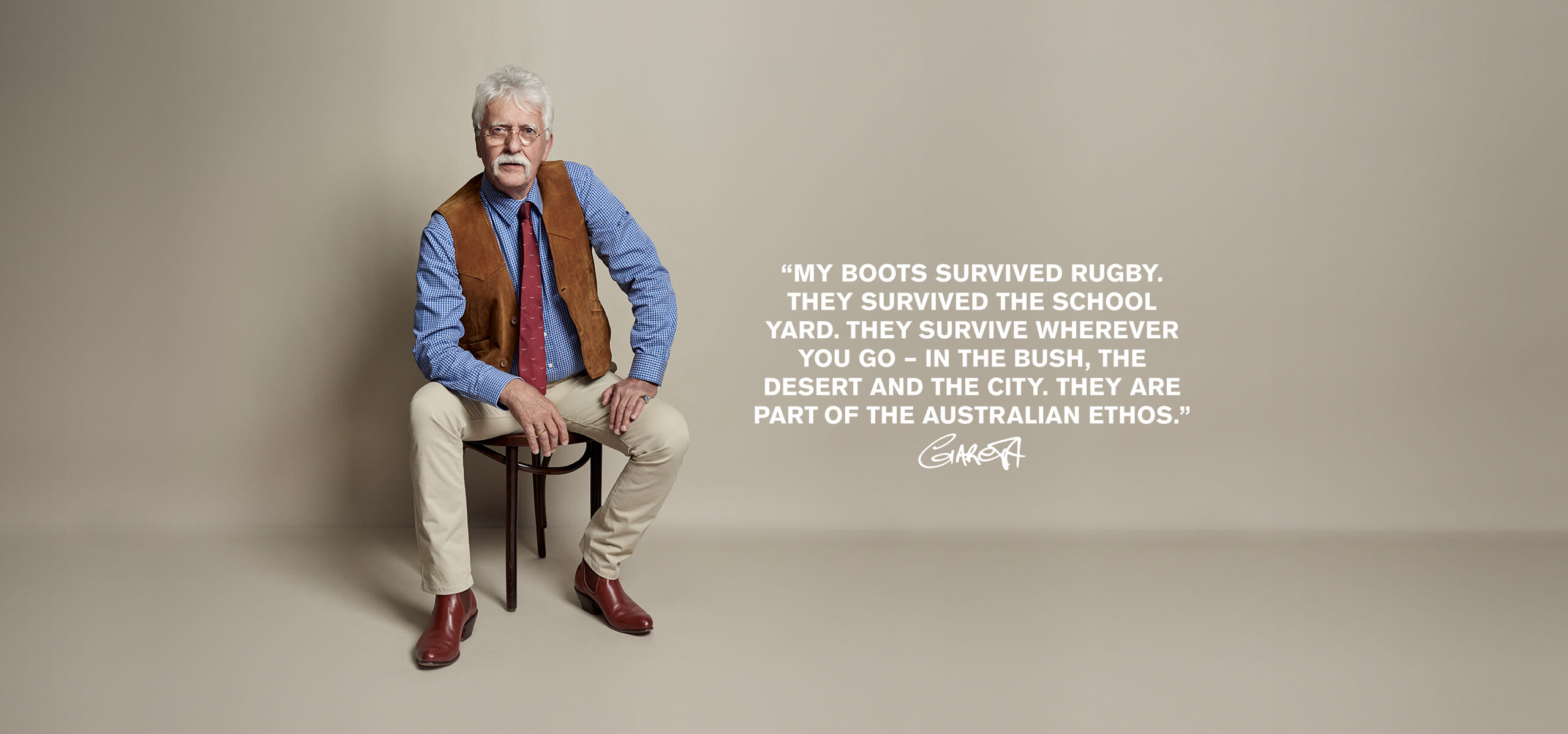 Gareth McCray OAM. Undeniable Character. Gareth McCray OAM. Undeniable Character.