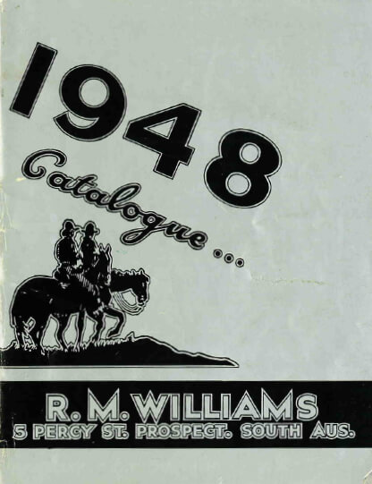 R.M.Williams 1948 catalogue R.M.Williams 1948 catalogue