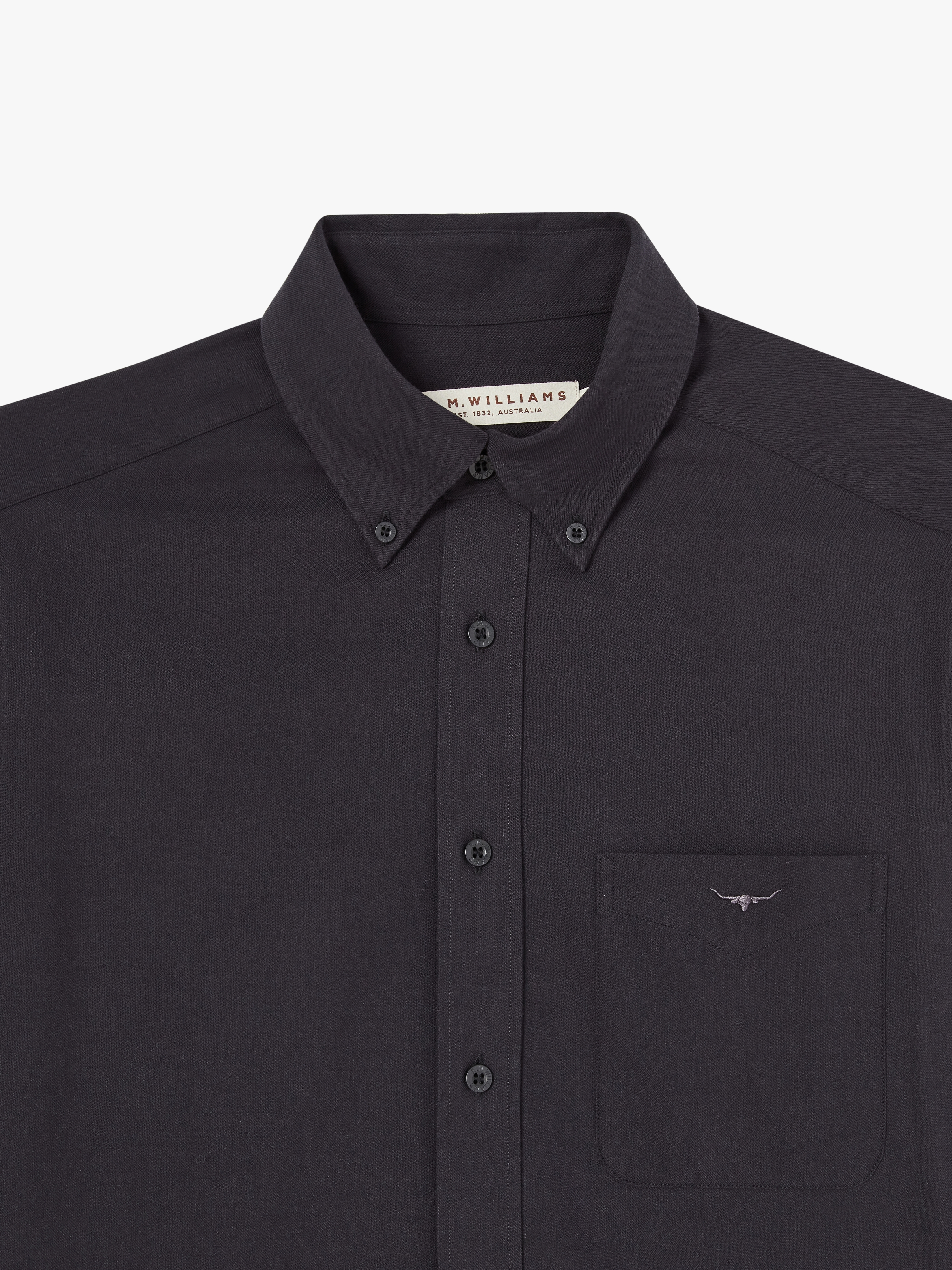 Collins Button Down Shirt - Black 