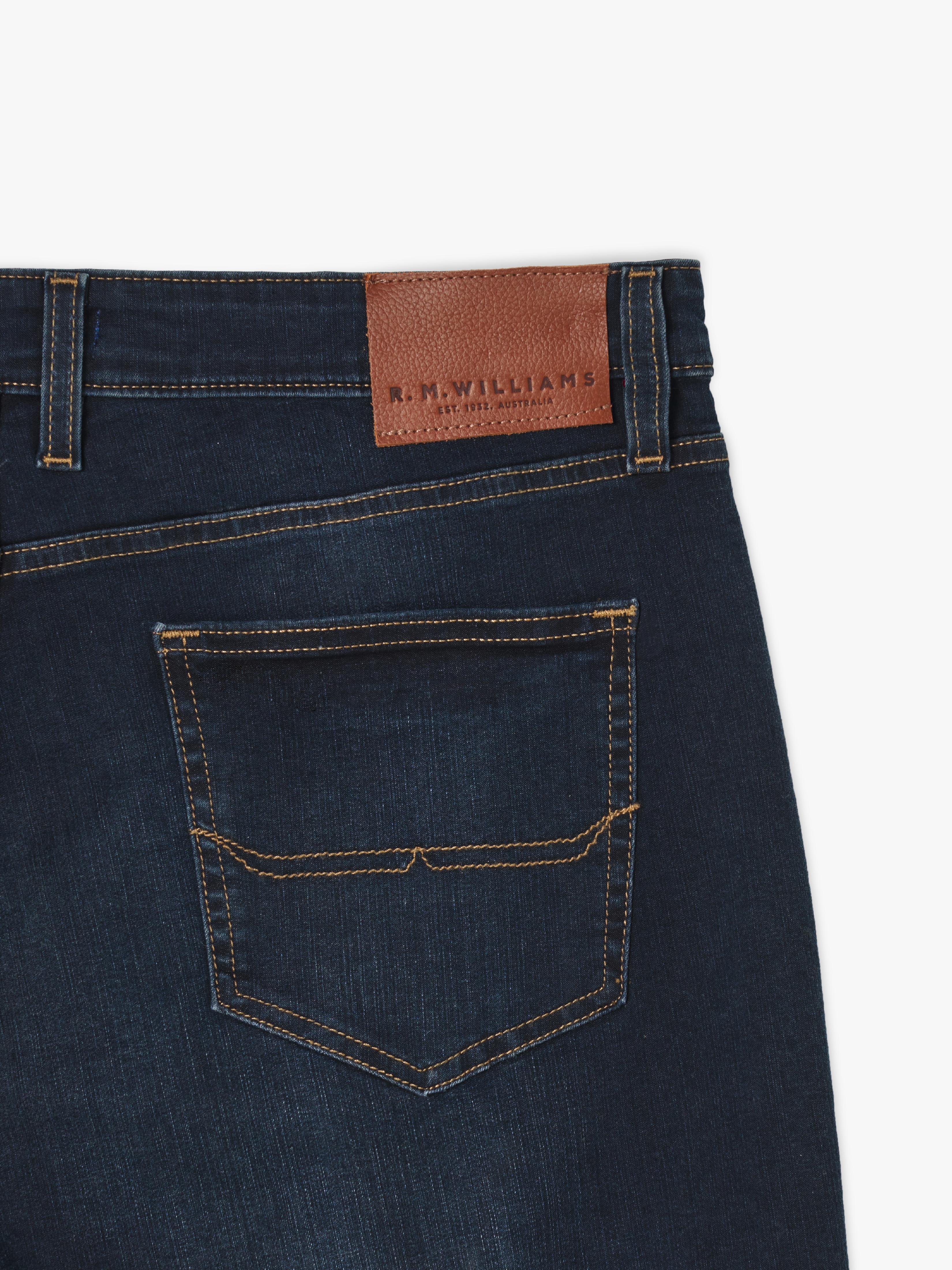 rm williams denim shorts