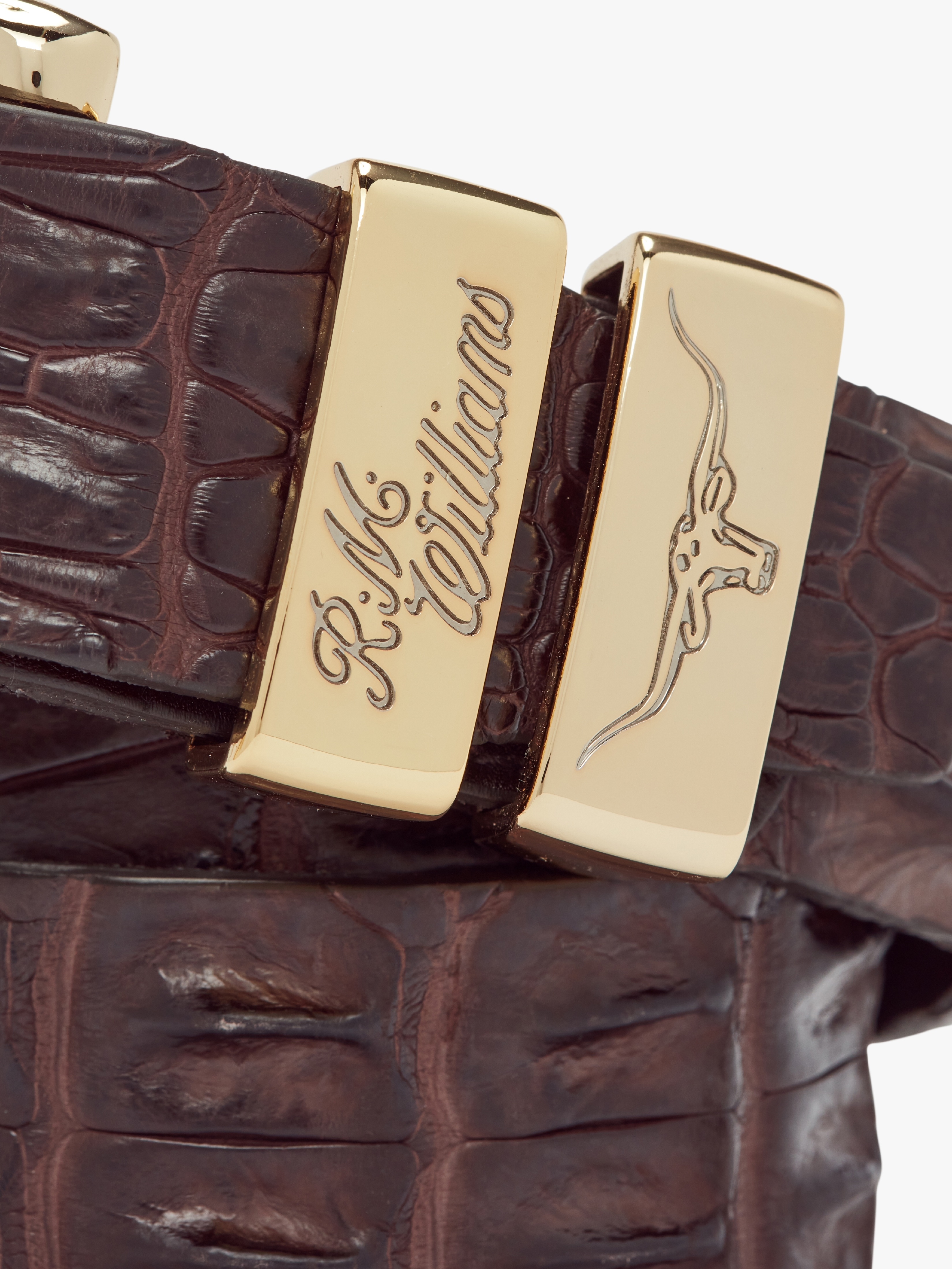 rm williams saltwater crocodile belt