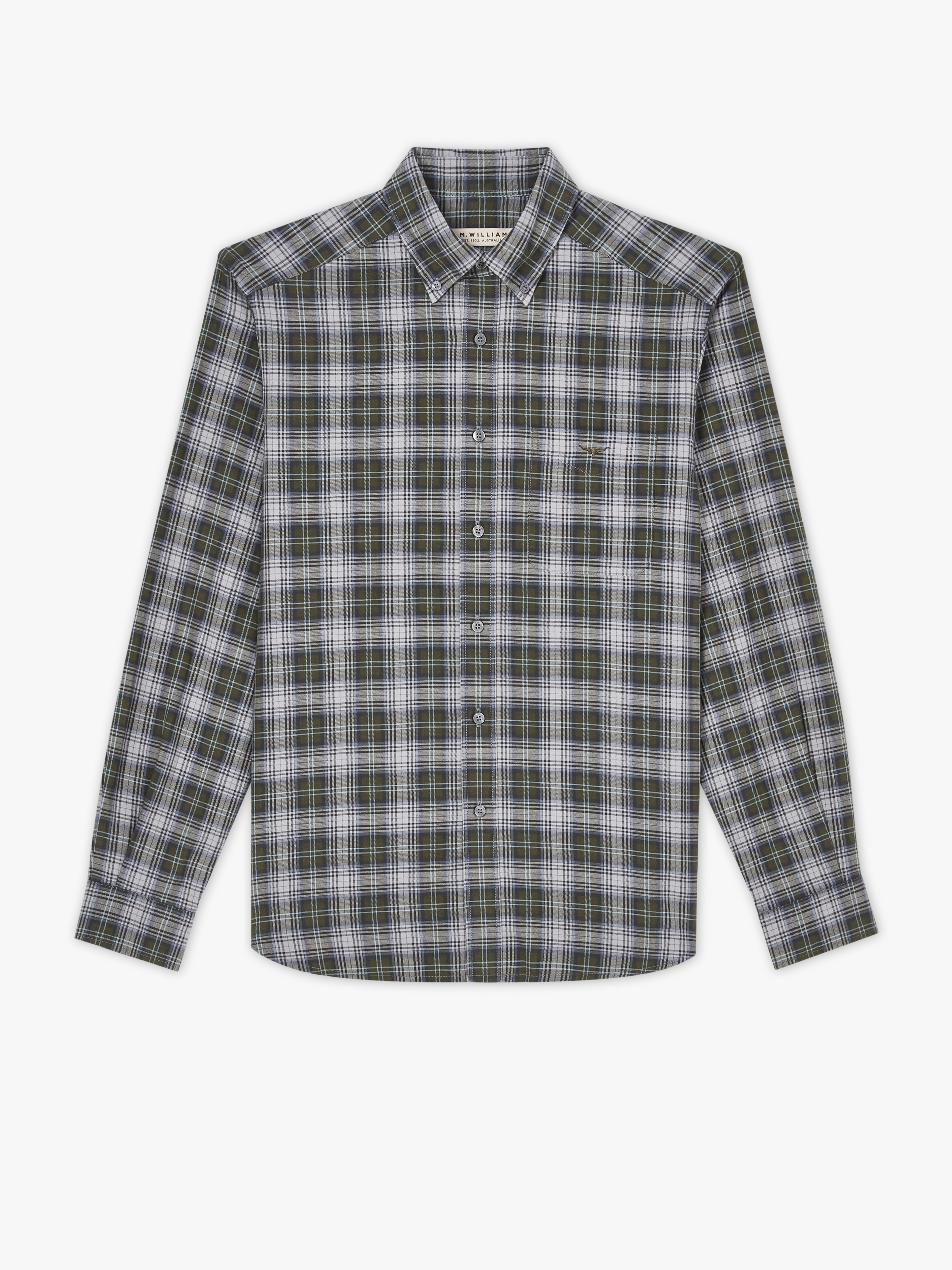 Collins Button Down Shirt - Green 