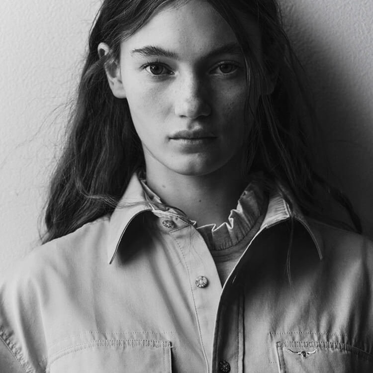 R.M.Williams Women's Core Collection R.M.Williams Moleskin Angus Brigalow zip shirt