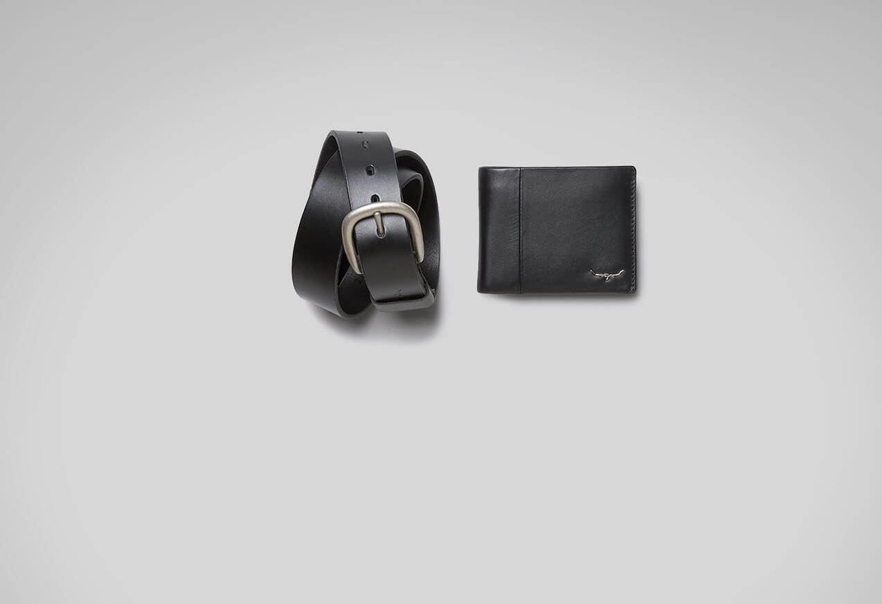 Wallet and belt sets