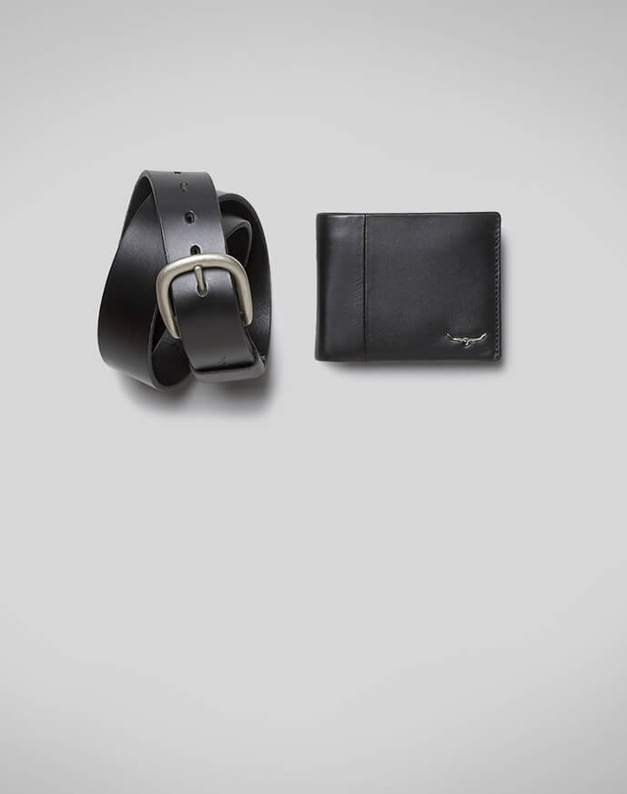 Wallet and belt sets
